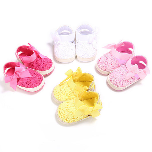 Sandalias Princesa para Bebé Niña con Moño - Zapatos de Suela Blanda - Image 16