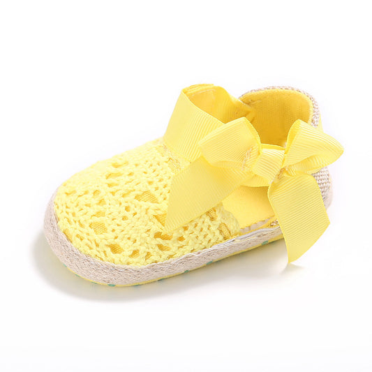 Sandalias Princesa para Bebé Niña con Moño - Zapatos de Suela Blanda - Image 2
