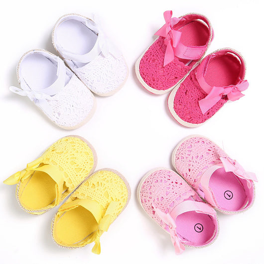 Sandalias Princesa para Bebé Niña con Moño - Zapatos de Suela Blanda - Image 7