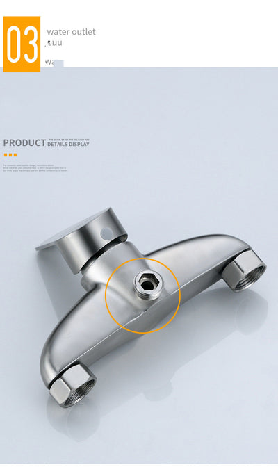 Válvula Mezcladora Empotrada de Acero Inoxidable para Ducha, Baño e Inodoro - Image 6