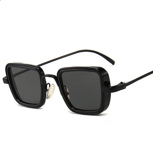 Gafas de Sol Steampunk Vintage para Hombre Marco Metal Cuadrado - Image 10