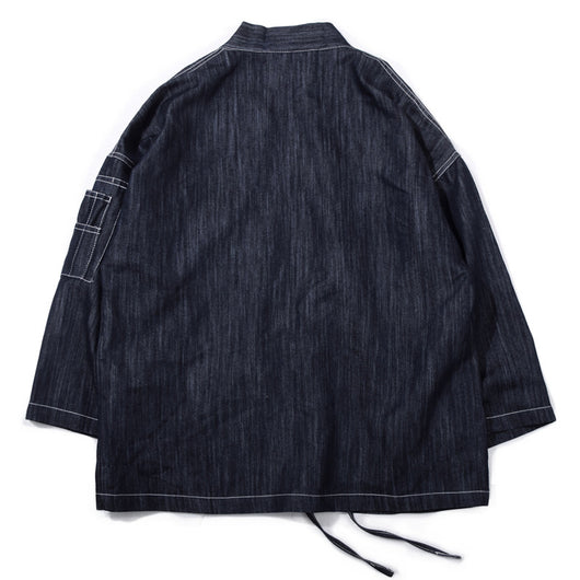 Cardigan Kimono Denim Bordado Estilo Japonés - Image 7