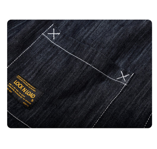 Cardigan Kimono Denim Bordado Estilo Japonés - Image 14