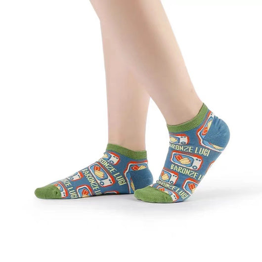 Calcetines Ilustrados con Gatos Franceses - Diseño Lolita Kawaii para Mujer - Image 14