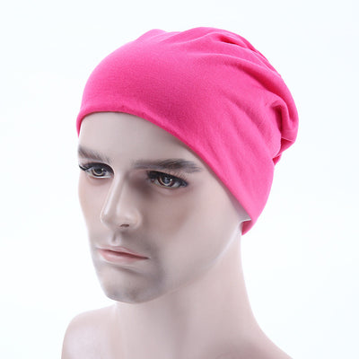 Gorro de Algodón Puro Colores Lisos Otoño Invierno - Image 30