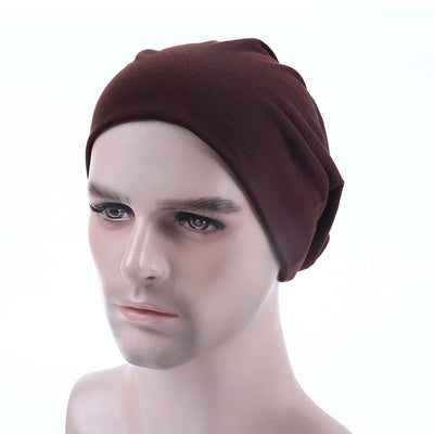Gorro de Algodón Puro Colores Lisos Otoño Invierno - Image 32