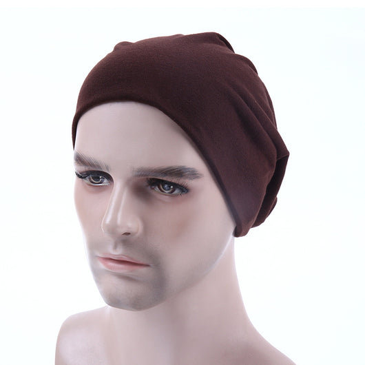Gorro de Algodón Puro Colores Lisos Otoño Invierno - Image 32