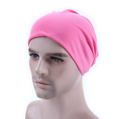 Gorro de Algodón Puro Colores Lisos Otoño Invierno - Image 34