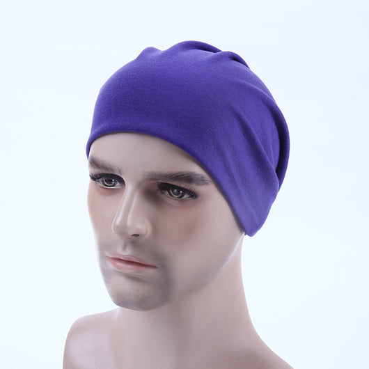 Gorro de Algodón Puro Colores Lisos Otoño Invierno - Image 38