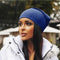Gorro de Algodón Puro Colores Lisos Otoño Invierno
