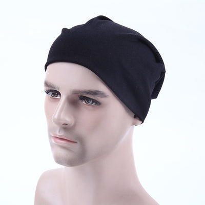 Gorro de Algodón Puro Colores Lisos Otoño Invierno - Image 10