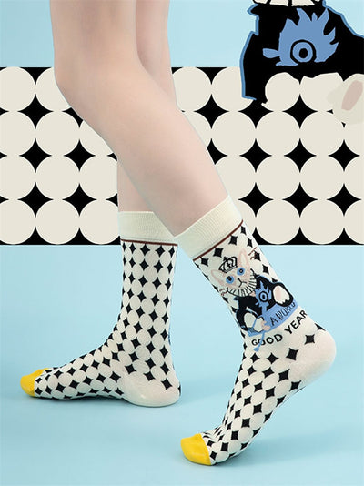 Calcetines Divertidos de Dibujos Animados para Hombre y Mujer - Image 30