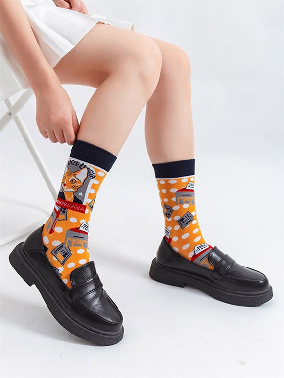 Calcetines Divertidos de Dibujos Animados para Hombre y Mujer