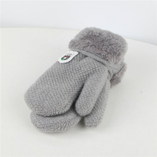 Guantes Tejidos de Lana Gruesa para Niños - Manoplas Cálidas y Suaves - Image 18