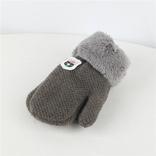 Guantes Tejidos de Lana Gruesa para Niños - Manoplas Cálidas y Suaves - Image 17
