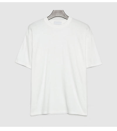 Camiseta Suelta Hombre Estilo Hong Kong - Algodón Puro Manga Corta - Image 12