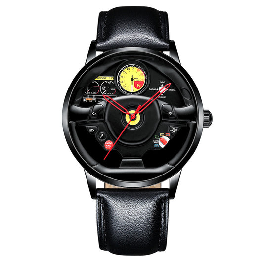 Reloj de Pulsera con Diseño de Volante 3D - Image 8