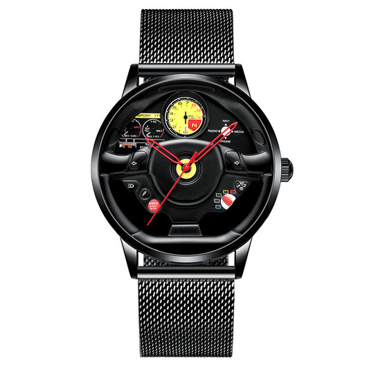 Reloj de Pulsera con Diseño de Volante 3D - Image 3