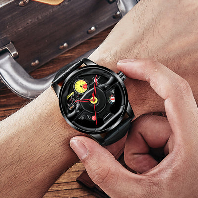 Reloj de Pulsera con Diseño de Volante 3D - Image 2