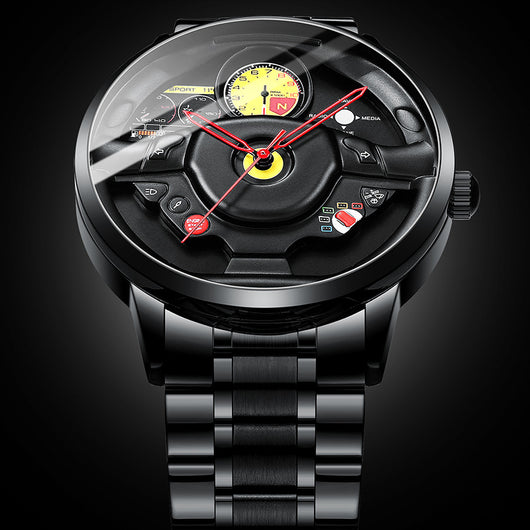 Reloj de Pulsera con Diseño de Volante 3D - Image 5