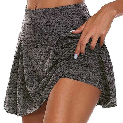 Leggings Efecto Doble con Cintura Alta y Diseño Liso - Image 20