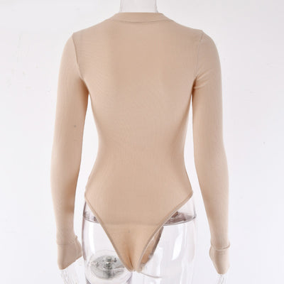 Jumpsuit Ribete Rayas Manga Larga Invierno Mujer - Image 3