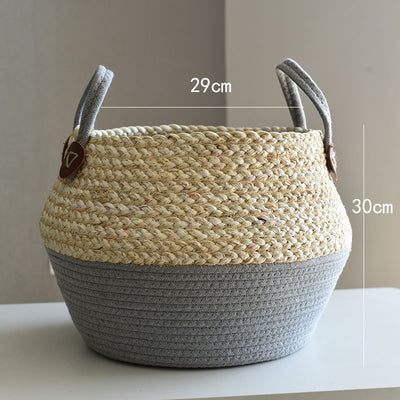 Macetero de Fibra Natural con Decoración de Algas Marinas - Image 14