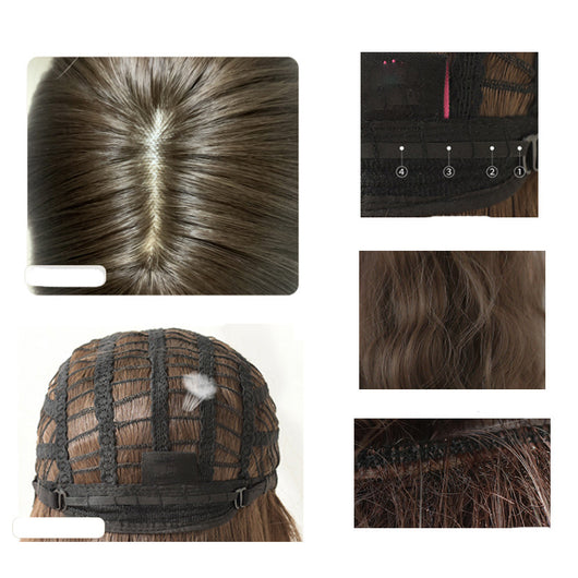 Peluca Larga Lisa Estilo Coreano - Cabello Natural Sin Flequillo - Image 7
