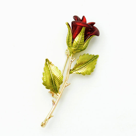 Broche de Lujo para Mujer - Abeja Perla y Strass Rosa