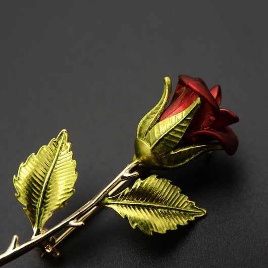 Broche de Lujo para Mujer - Abeja Perla y Strass Rosa - Image 4
