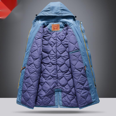Chaqueta Acolchada de Terciopelo Grueso para Otoño e Invierno - Image 9
