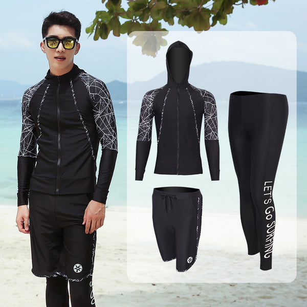 Traje de Buceo Manga Larga Estampado Medusa - Protección Solar para Snorkel y Surf