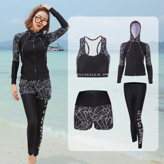 Traje de Buceo Manga Larga Estampado Medusa - Protección Solar para Snorkel y Surf - Image 5