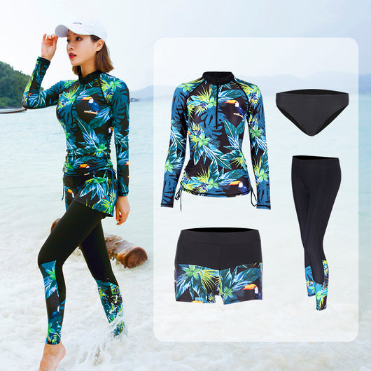 Traje de Buceo Manga Larga Estampado Medusa - Protección Solar para Snorkel y Surf - Image 7