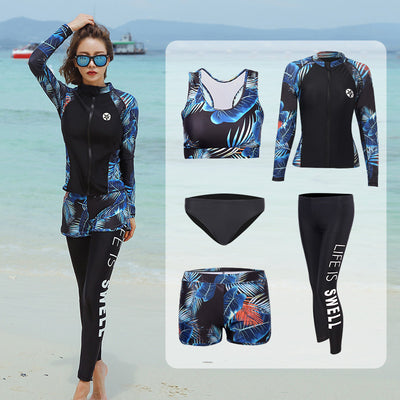 Traje de Buceo Manga Larga Estampado Medusa - Protección Solar para Snorkel y Surf - Image 21