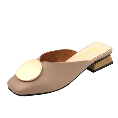 Pantuflas Baotou para Mujer de Uso Exterior - Image 5