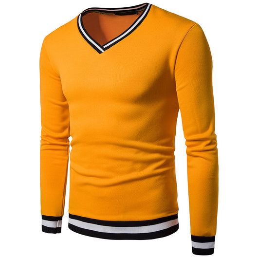 Suéter Casual de Punto Bicolor Negro y Blanco para Hombre - Image 9