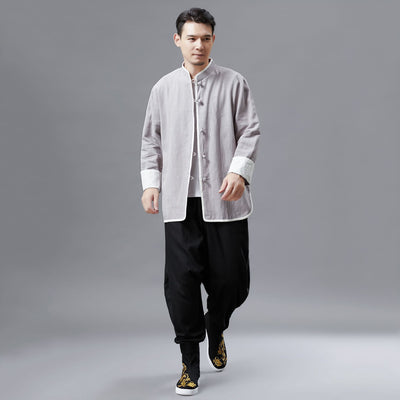 Camisa Ejecutiva de Cuello Alzado y Botones Pequeños - Image 7