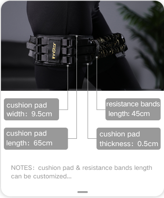 Banda Elástica de Cadera Ajustable para Sentadillas y Yoga - Image 10