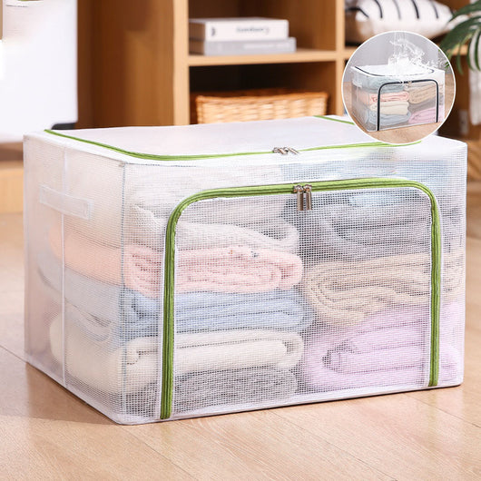 Caja de Almacenamiento Transpirable con Marco de Acero - Grande, Resistente al Agua - Image 13