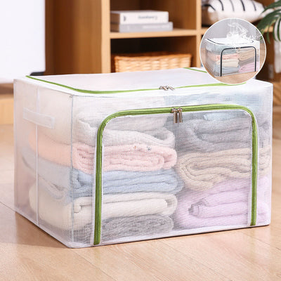 Caja de Almacenamiento Transpirable con Marco de Acero - Grande, Resistente al Agua - Image 12