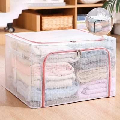Caja de Almacenamiento Transpirable con Marco de Acero - Grande, Resistente al Agua - Image 8