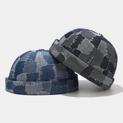 Gorra Cuadriculada Contrast Denim Landlord - Image 6