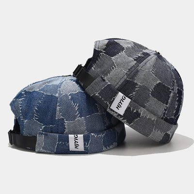 Gorra Cuadriculada Contrast Denim Landlord - Image 2