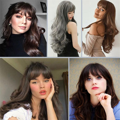 Extensiones de Cabello Ondulado Natural Largo hasta la Cintura