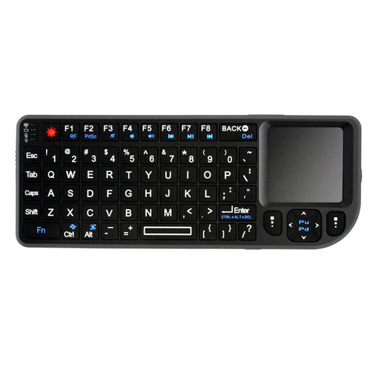 Teclado Inalámbrico Bluetooth Mini con Puntero Láser y Control Remoto Infrarrojo
