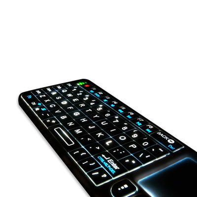Teclado Inalámbrico Bluetooth Mini con Puntero Láser y Control Remoto Infrarrojo - Image 6