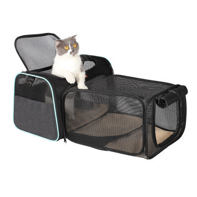 Bolsa Transportadora Expandible para Gatos y Mascotas Pequeñas
