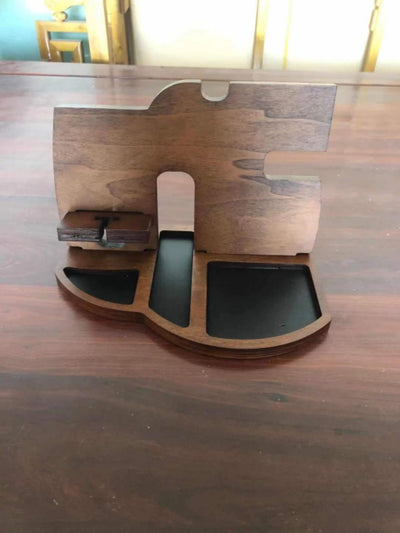 Organizador Multifuncional de Madera para Escritorio y Mesita de Noche - Image 6