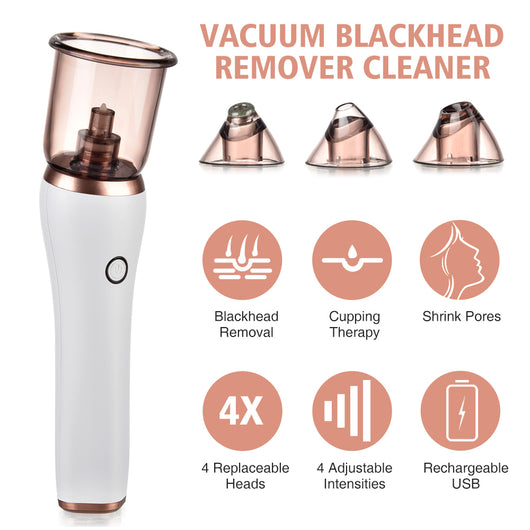 Dispositivo 4 en 1 de Limpieza Facial: Gua Sha, Succión, Extractor de Puntos Negros y Poros Profundos - Image 11
